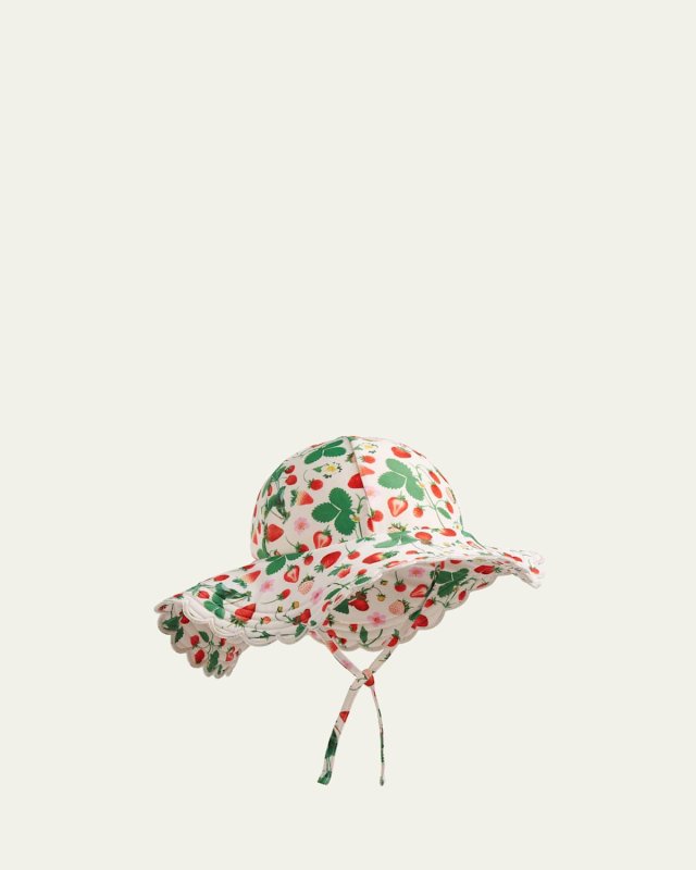 Girl's Nuka Floppy Sun Hat, Size 1